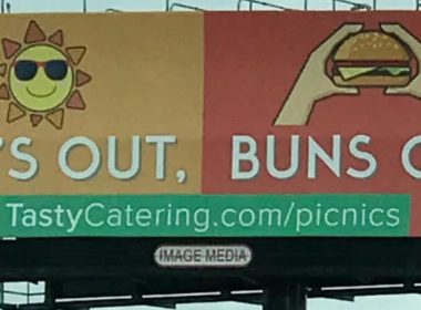 Sun's out, Buns Out - TC billboard