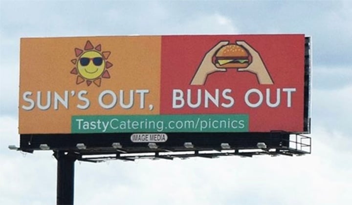 Tasty Catering Picnic Billboard Summer Chicago Design