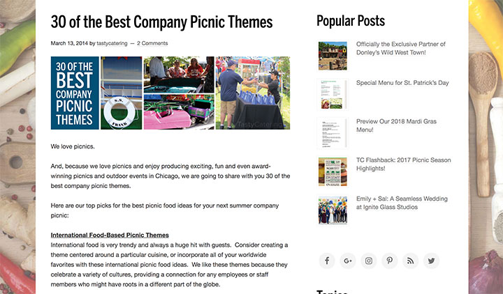 30 of the Best Company Picnic Themes