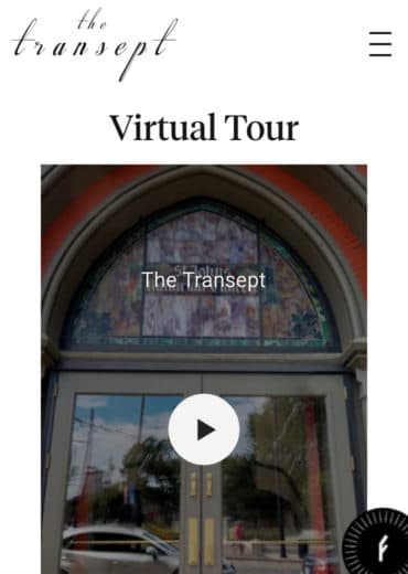 Virtual venue tour