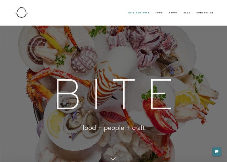 BITE New York website screenshot