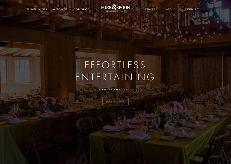 37 Awesome Catering Websites - Nuphoriq