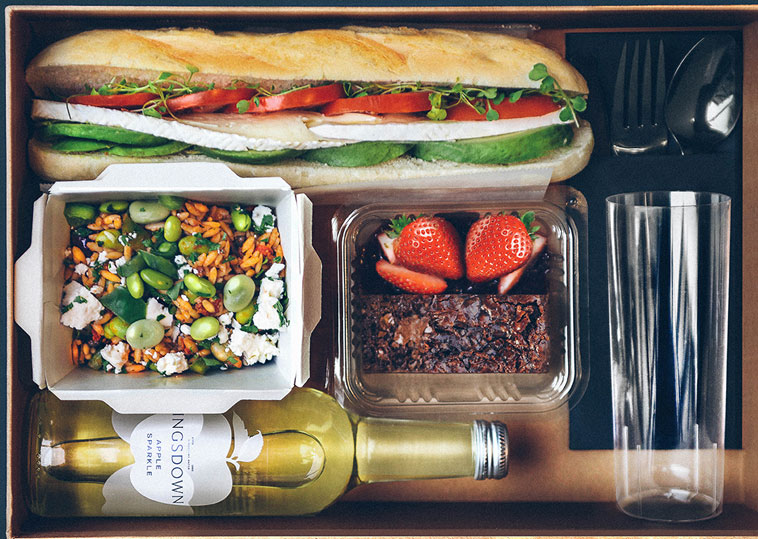 Boxed meal by the Little Picnic Company