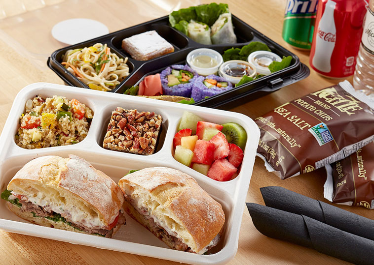 Catering by Michael's meal to go box 