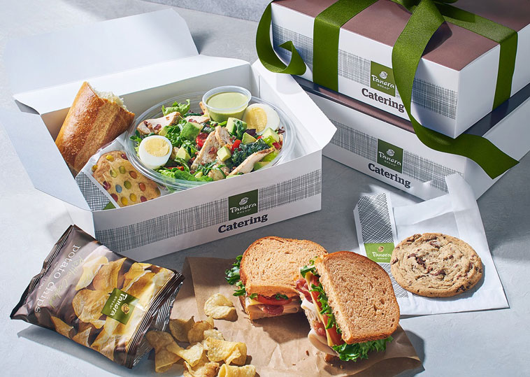 Panera Bread Catering packaging