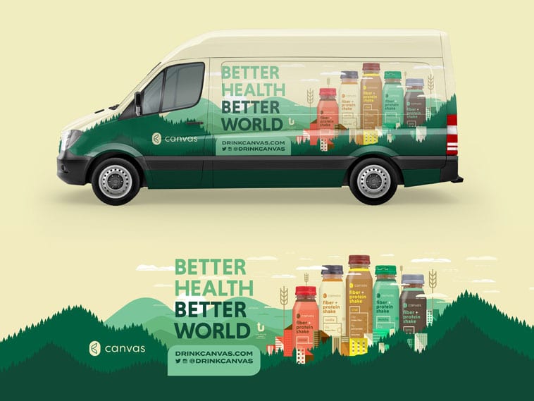 Canvas Van Wrap Design