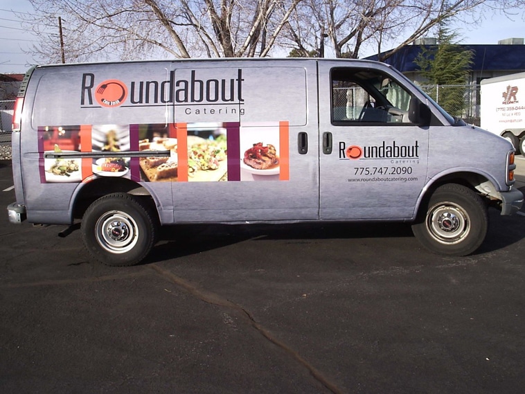 Roundabout Catering Truck Wrap