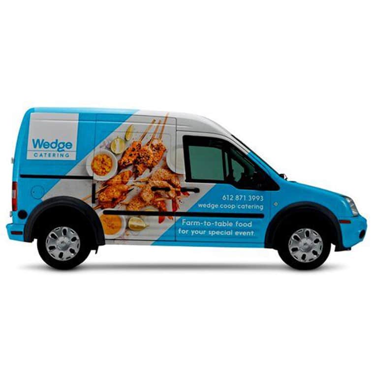 Wedge Catering Truck Wrap