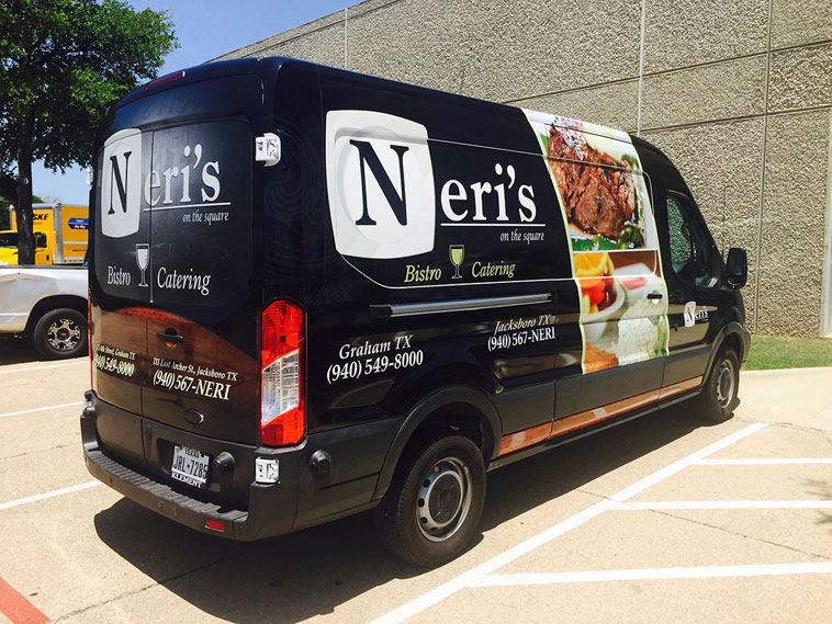 Neri's Bistro Catering Truck Wrap