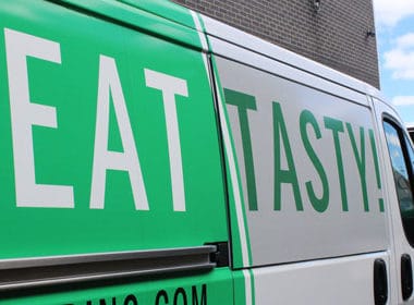 Tasty Catering truck wrap design