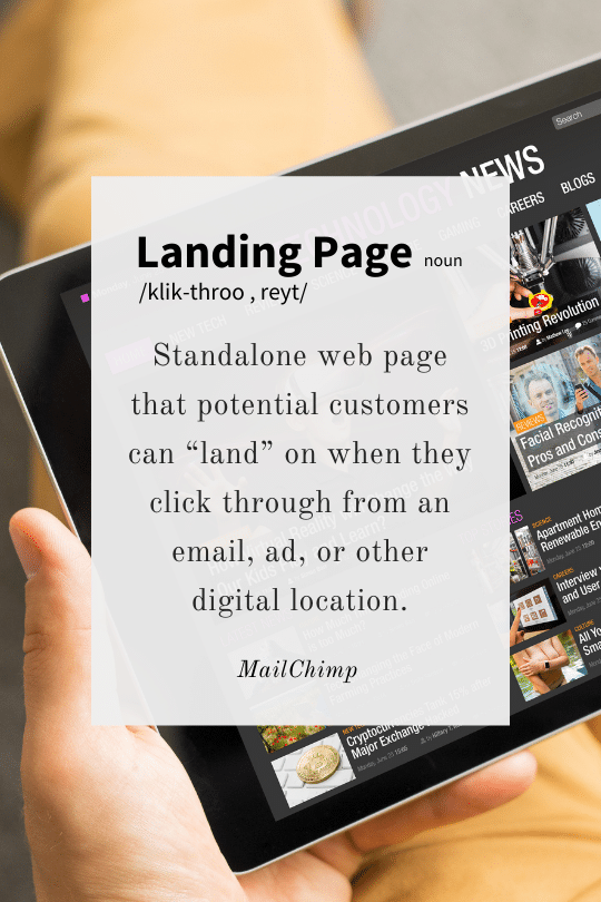 Landing Page Definition